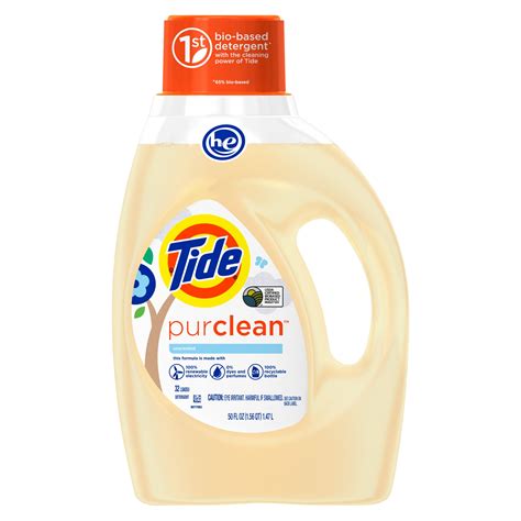 unscented laundry detergent